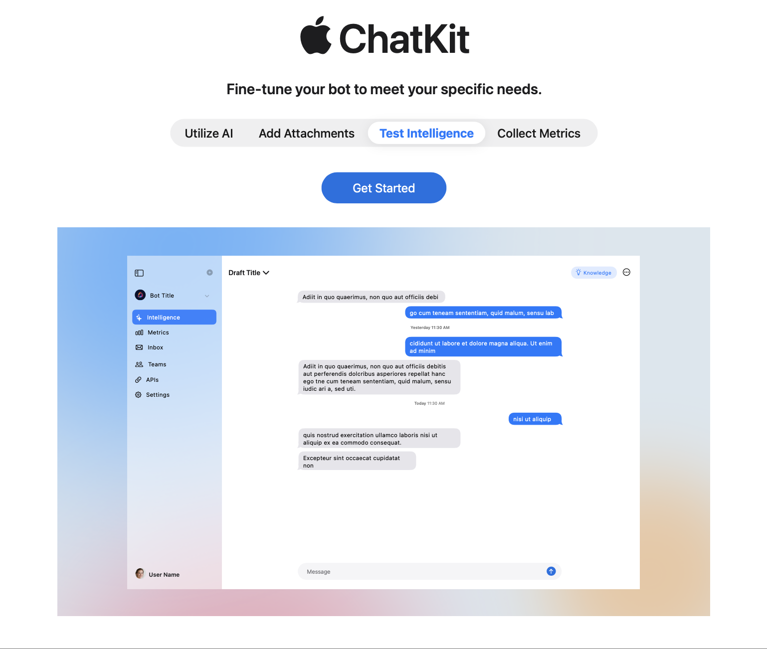 Onboarding Homepage Wireframe