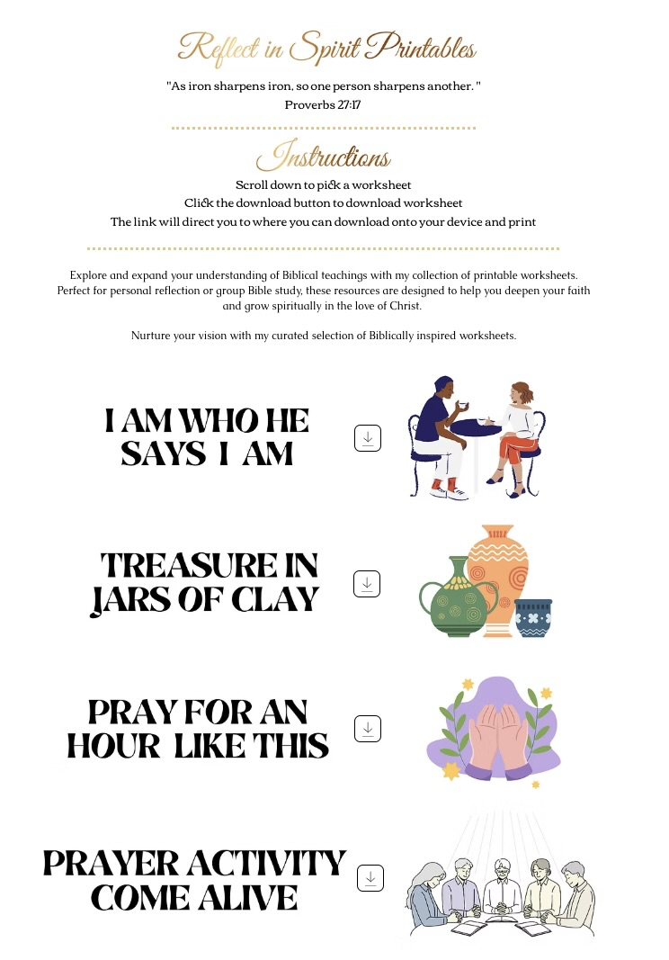 New Printables Page