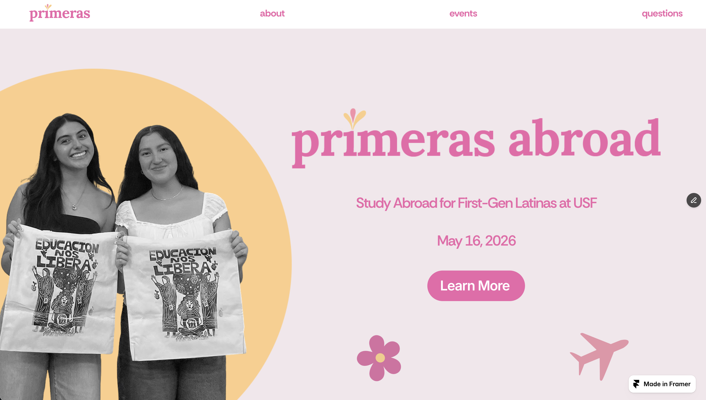 Primeras Abroad Homepage