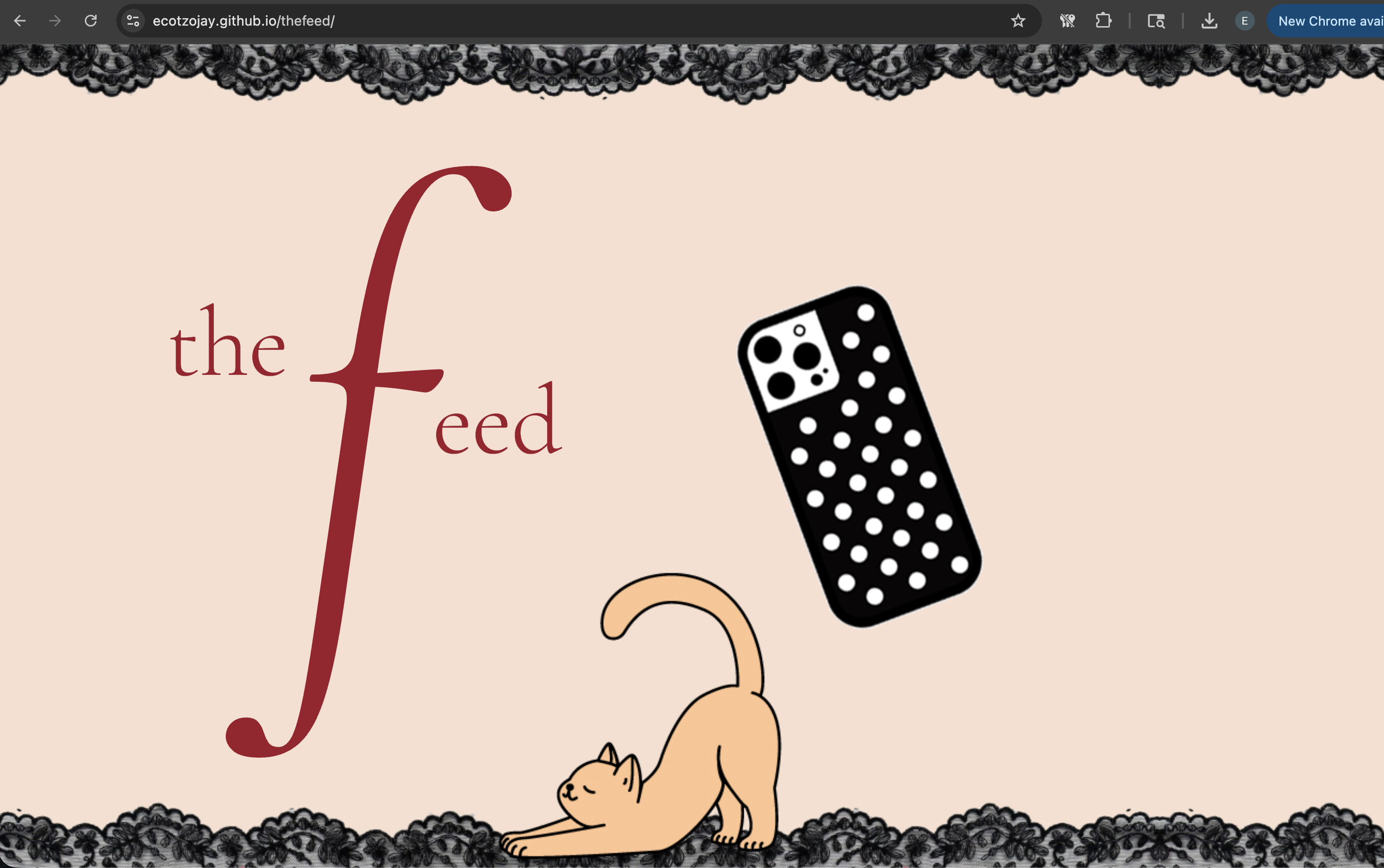 The Feed Homepage